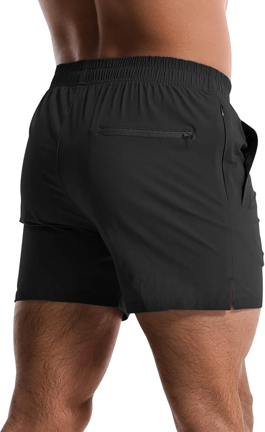 2 Pack Mens Athletic Shorts 5 Inch Quick Dry Gym Workout Shorts Men Lightweight Sports Running Shorts with Pockets