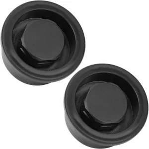 2Pcs PVC Surfboard Vent Hole Plug. PVC Surfboard Paddle Board Vent Hole Automatic Breathing Accessory(Black),Boating