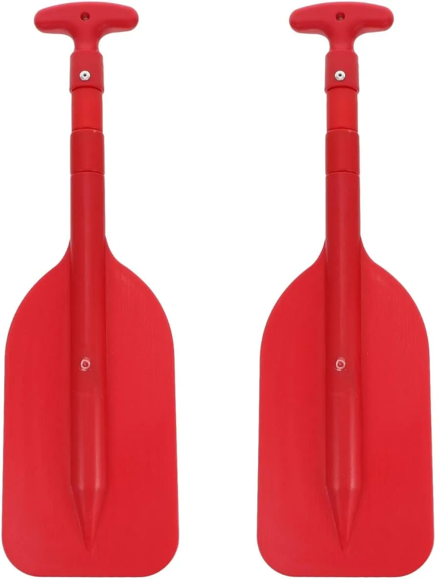 2Pcs Telescopic Kayak Paddle Rafting Boat Paddle Canoe Oars Plastic Aluminum Alloy Boat Oars