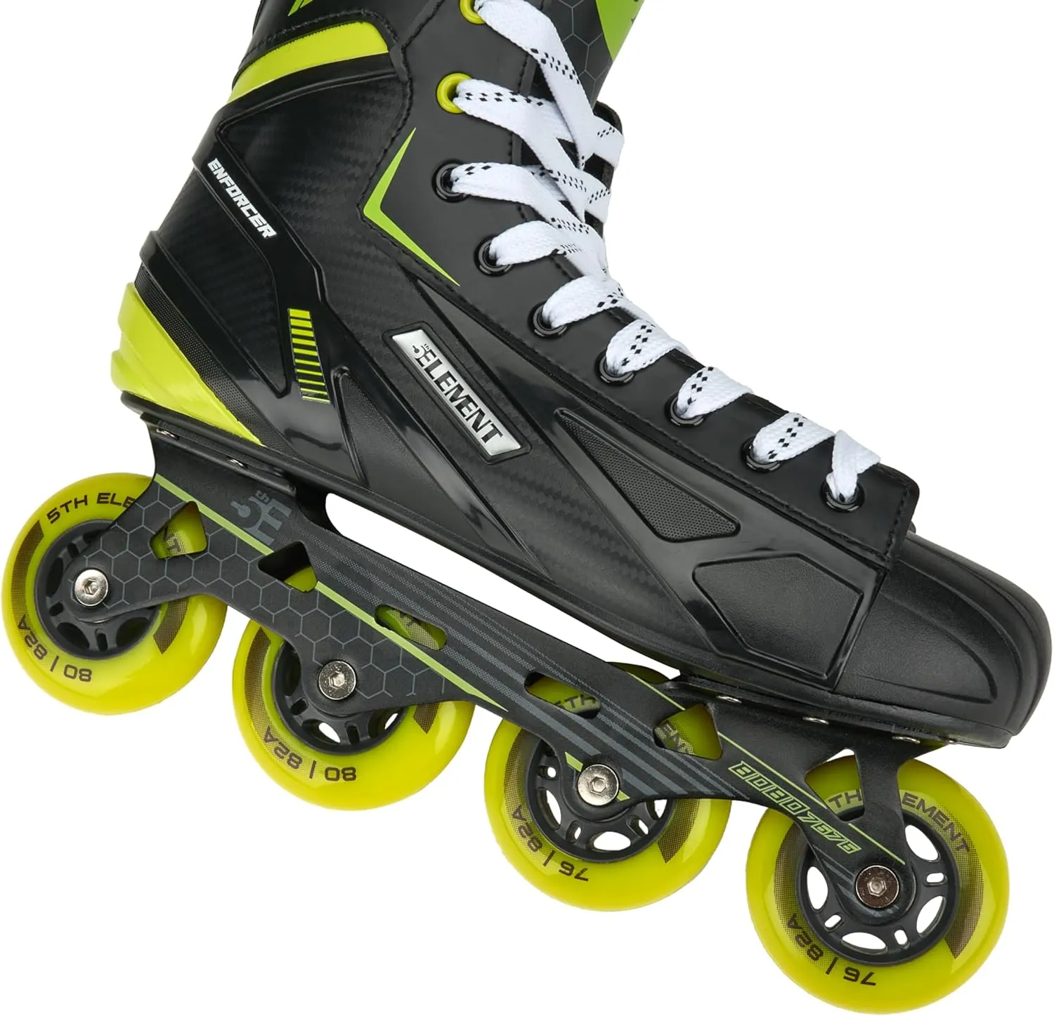 5th Element Enforcer Inline Roller Hockey Skate for Men | Adult Street, Outdoor, Indoor Use, Roller Skating