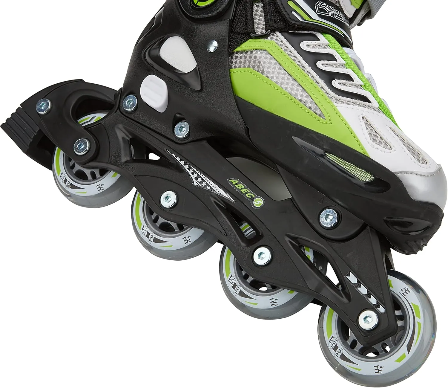 5th Element Kids Adjustable Inline Skates for Boys and Girls with Ankle Support Roller Skates-Includes Skate Bag