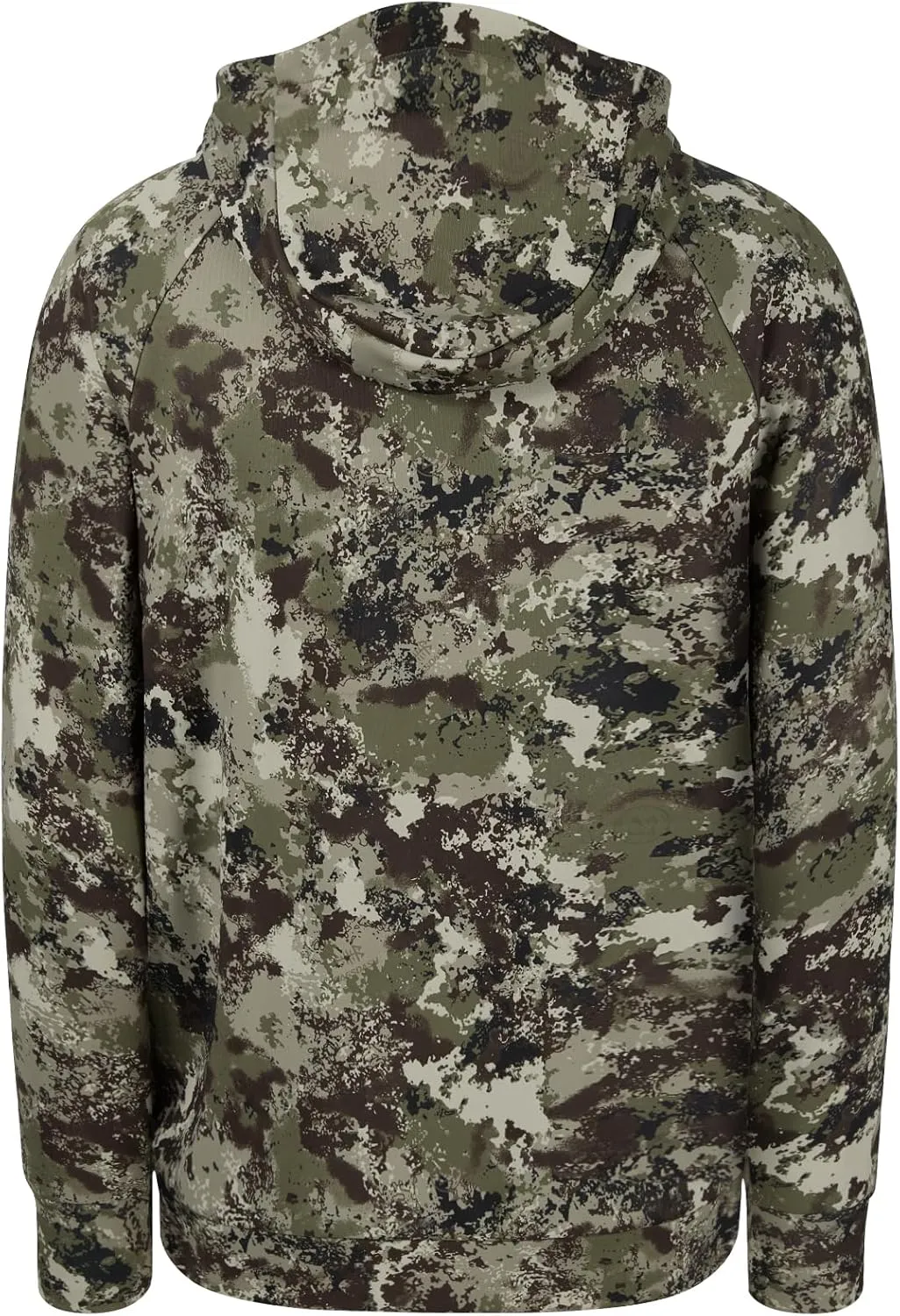 BASSDASH Mens Fishing Fleece Hoodie with Neck Gaiter Water Resistant Performance Hunting Sweatshirt FS18M