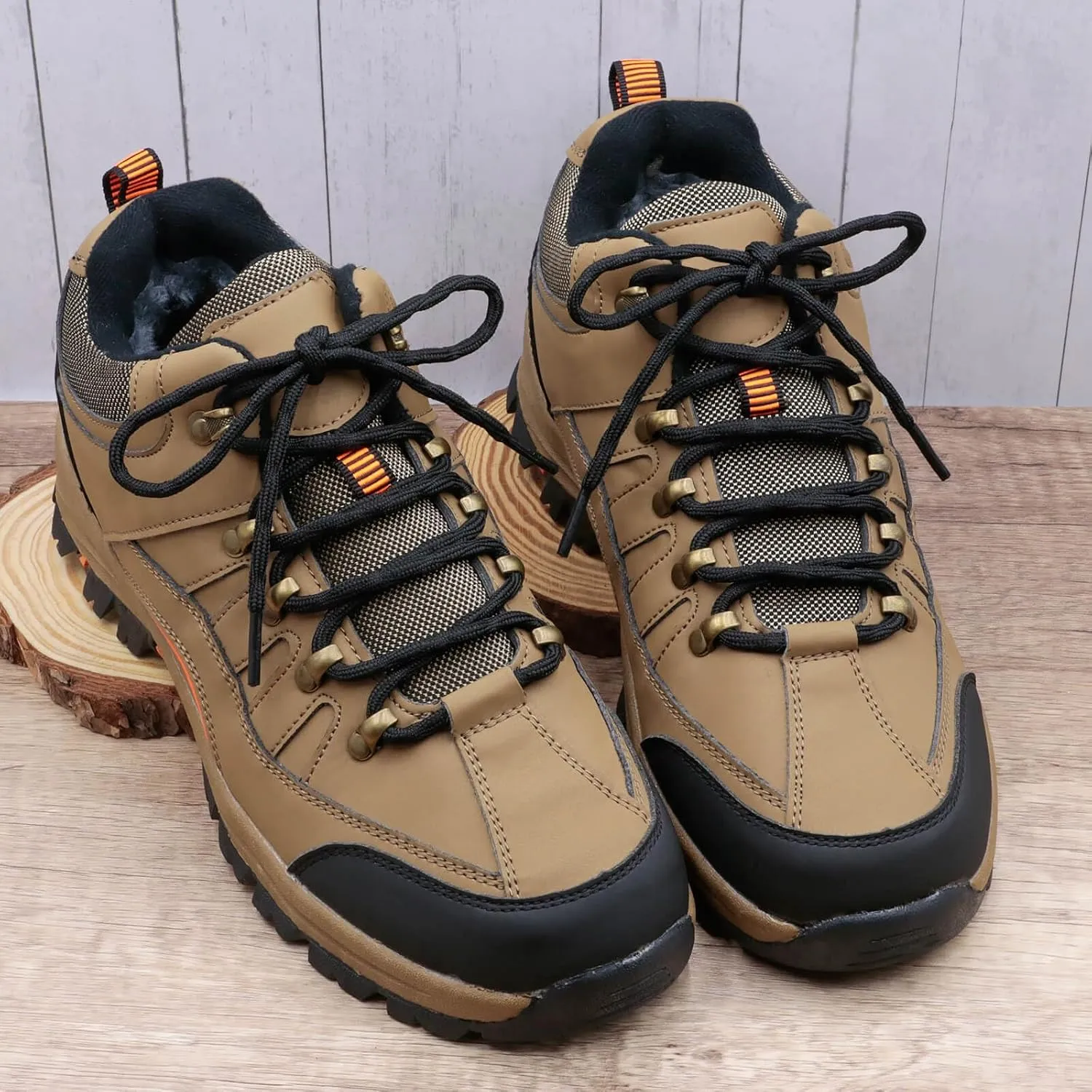 DELELE 2 Pair Round Wave Shape Non Slip Heavy Duty and Durable Outdoor Climbing Shoelaces Hiking Shoe Laces Shoestrings