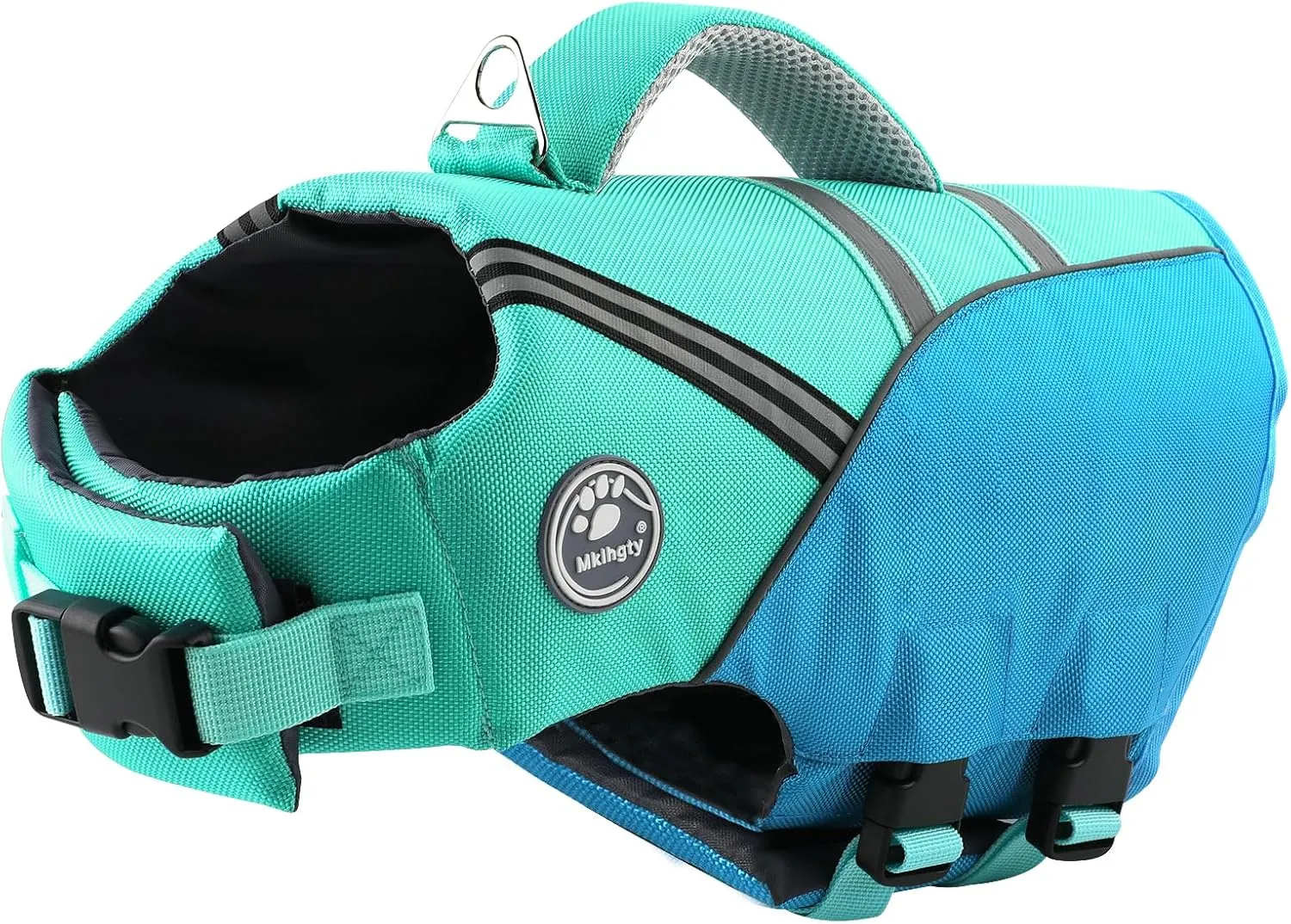 Dog Life Jacket for Swimming & Boating, Ripstop Safety Vest with Rescue Handle, High Buoyancy Preserver for Small Medium Large Dogs