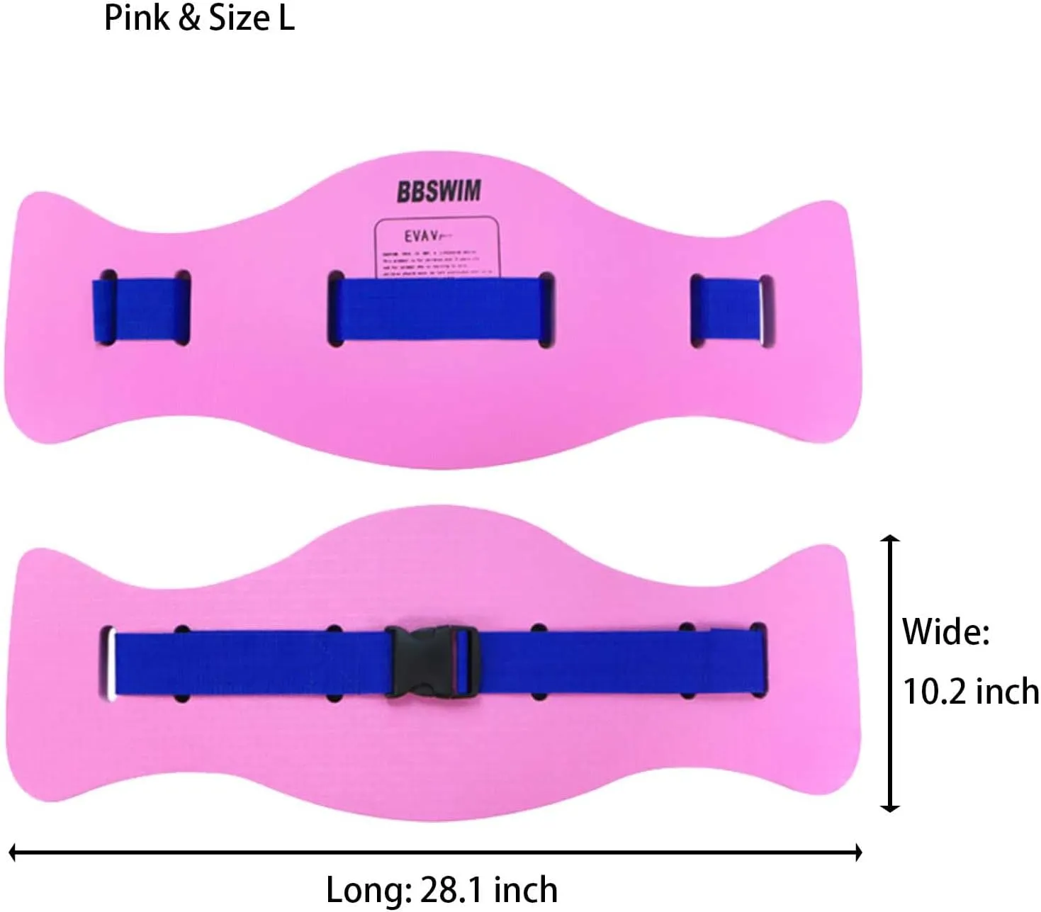EVA Swimming Floatation Exercise Belt, Adjustable Swim Training Equipment Belt Outdoor Swim Training Tools for Adult and Kids