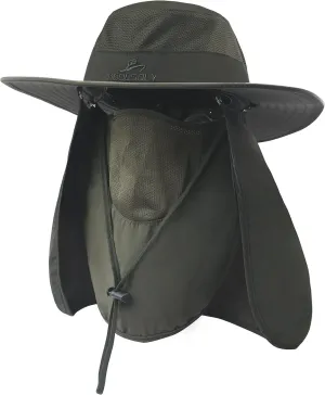 Fishing Hat,Sun Cap with UPF 50  Sun Protection and Neck Flap,for Man and Women