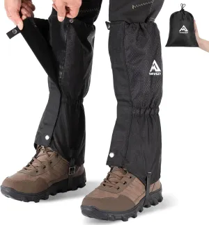 Gaiters for Hiking  Waterproof and Breathable Leg Gaiters for Women and Men Boots, Adjustable Lightweight Shoes Gaiters for Hunting, Hiking, Mountaineering, Snow Gaiters for Hiking Boots
