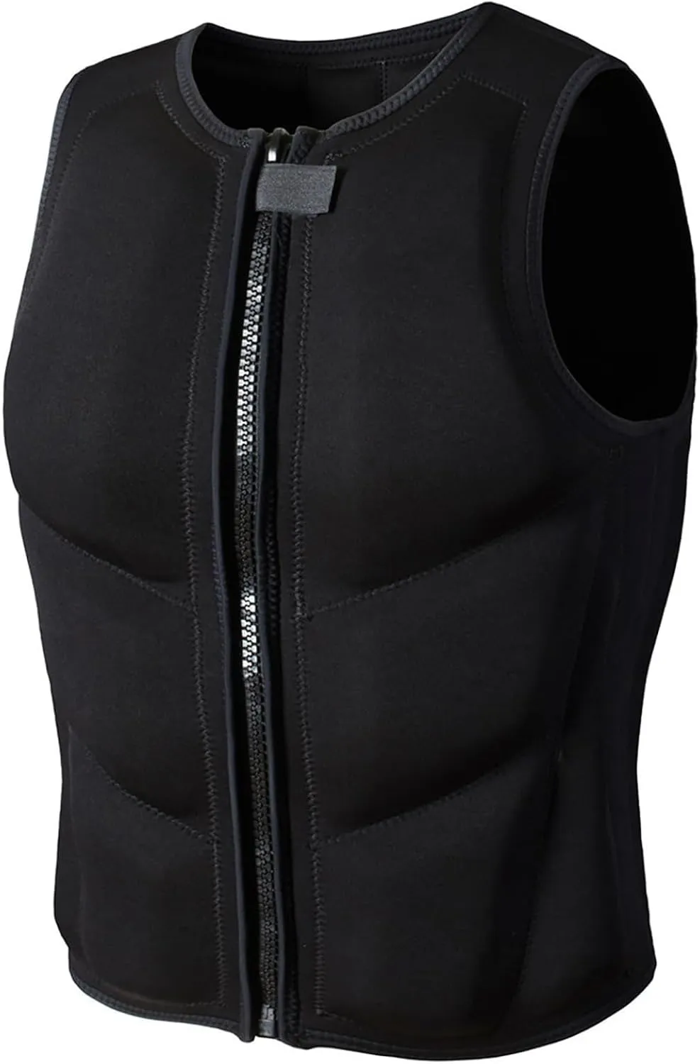 Generic Adult Boating Swim Vest, Watersports Adjustable Jacket with Zipper for Fishing Surfing Rafting Kayaking