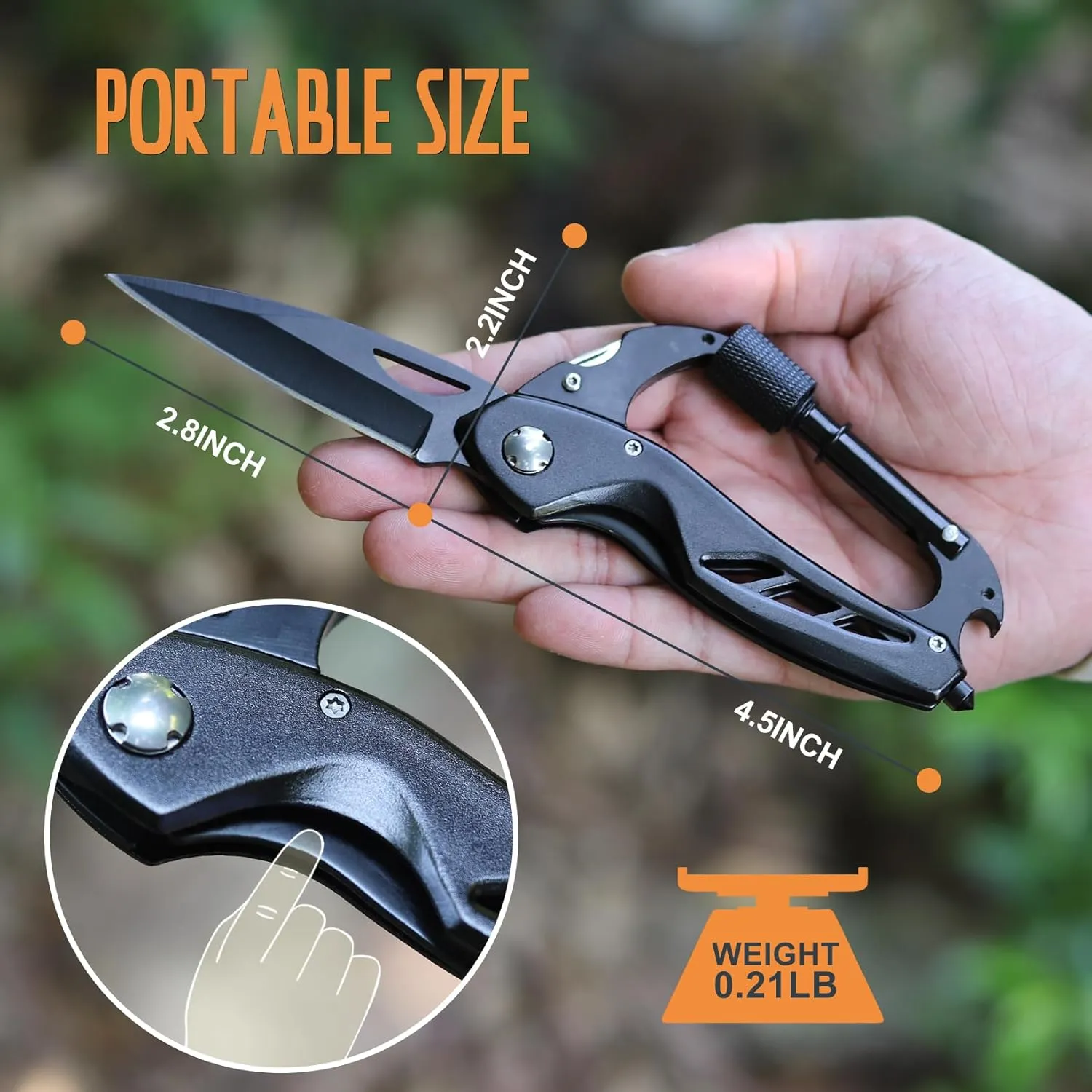 Gifts for Men Him Dad, Christmas Stocking Stuffers Gifts for Husband, Multitool Christmas Stocking Stuffers for Men, Mens Fathers Day Birthday Gift, EDC Gadgets Gift for Him Camping