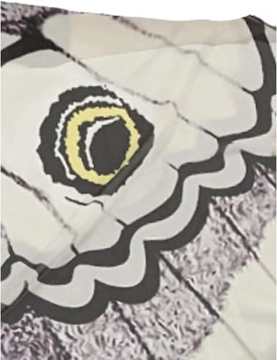 GRAJTCIN Print on Both Sides Butterfly Wings Cape - Double Sided Halloween Fairy Moth Costume Party Cloak