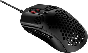 HyperX Pulsefire Haste  Gaming Mouse, Ultra-Lightweight, 59g, Honeycomb Shell, Hex Design, RGB, HyperFlex USB Cable, Up to 16000 DPI, 6 Programmable Buttons,Black