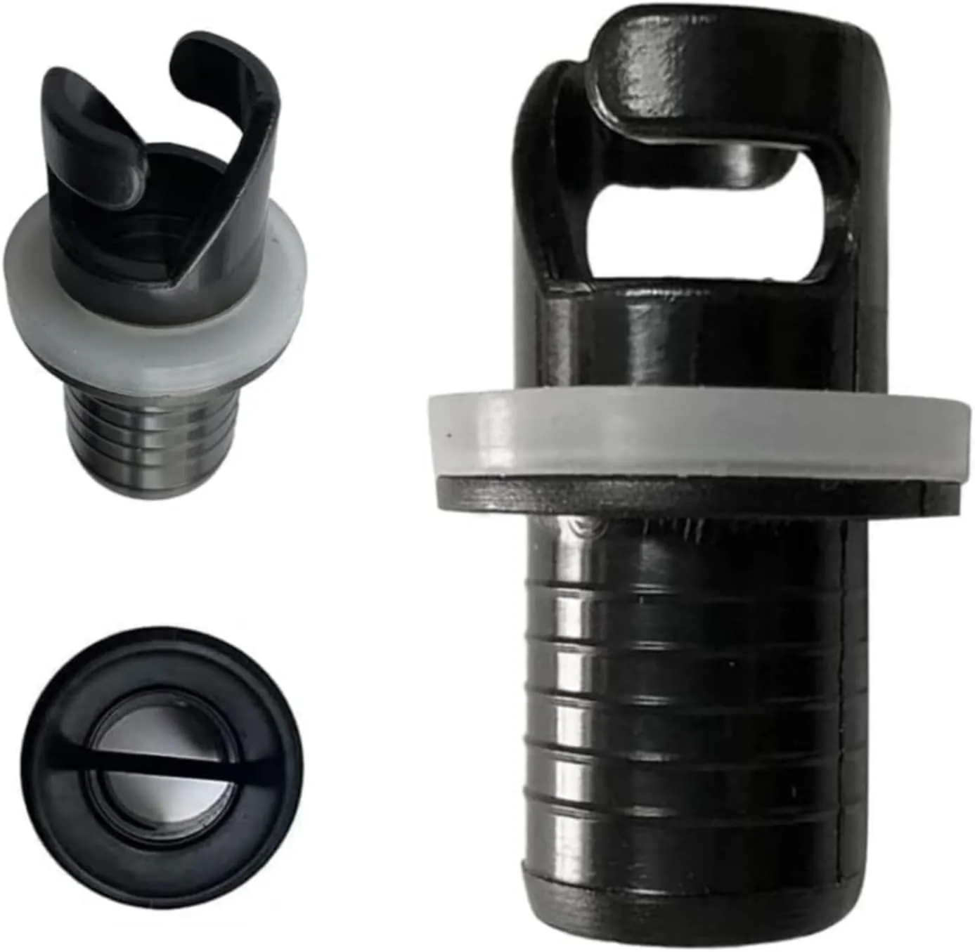 Inflatable Kayak Boat Air Foot Pump HR Hose Adapter H-R Valve Adapter for Inflatables Foot Pump Kayak Air Valve Adapter (Length of 5cm)