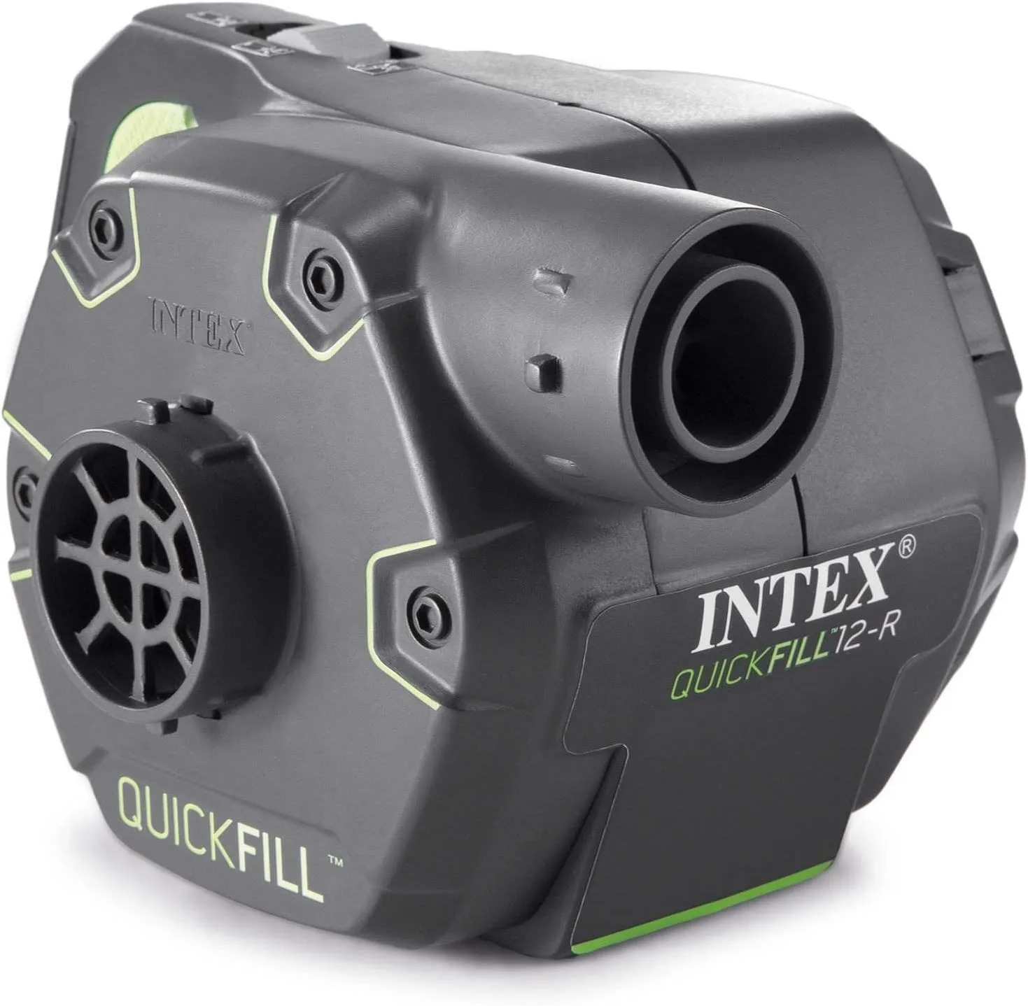 INTEX QuickFill Electric Air Pump: Inflates and Deflates Air Mattresses, Inflatable Kayaks, Boats, Toys