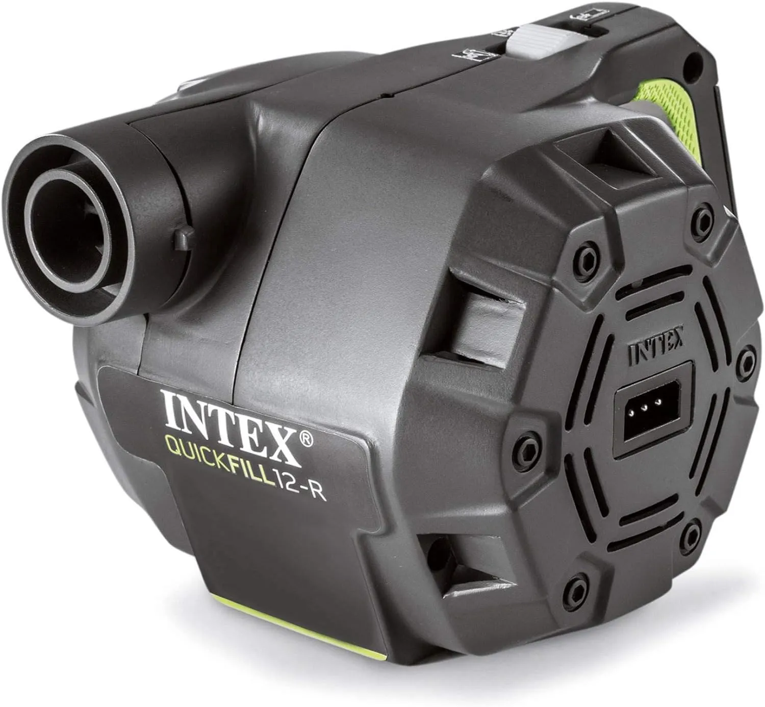 INTEX QuickFill Electric Air Pump: Inflates and Deflates Air Mattresses, Inflatable Kayaks, Boats, Toys
