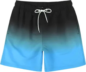 JOYSON Mens Swim Trunks Quick Dry 5 Inch Swim Shorts Bathing Suits with Mesh Lining Pockets
