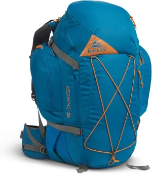 Kelty Redwing 36  36 Liter Internal Frame Backpack for Hiking, Backpacking, Travel, Carry-on Compatible, Hip Belt, Customized Fit, 2023 (Lyons Blue)
