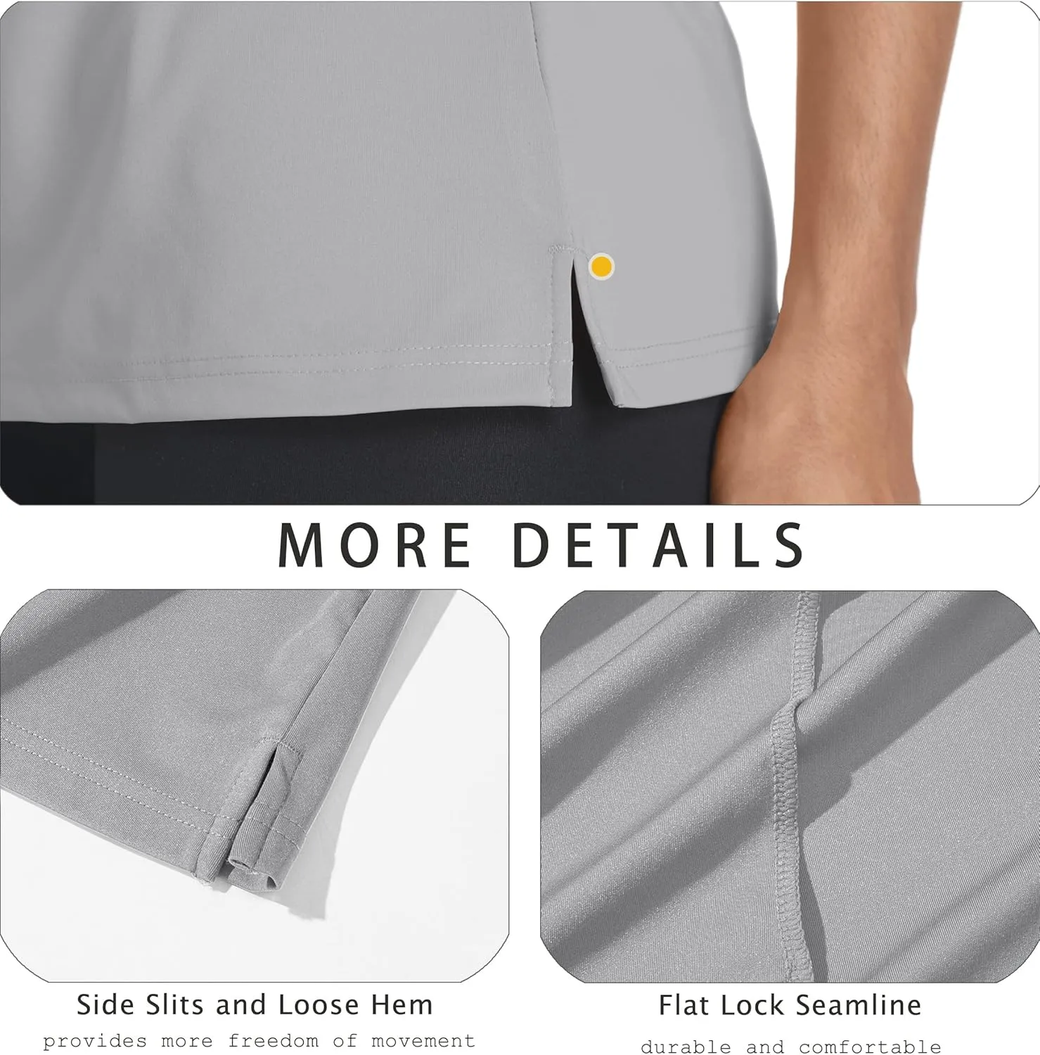 MAGCOMSEN Women's Long Sleeve Golf Shirts UPF 50  Polo Moisture Wicking 3-Button Placket Casual Shirt for Tennis Sports