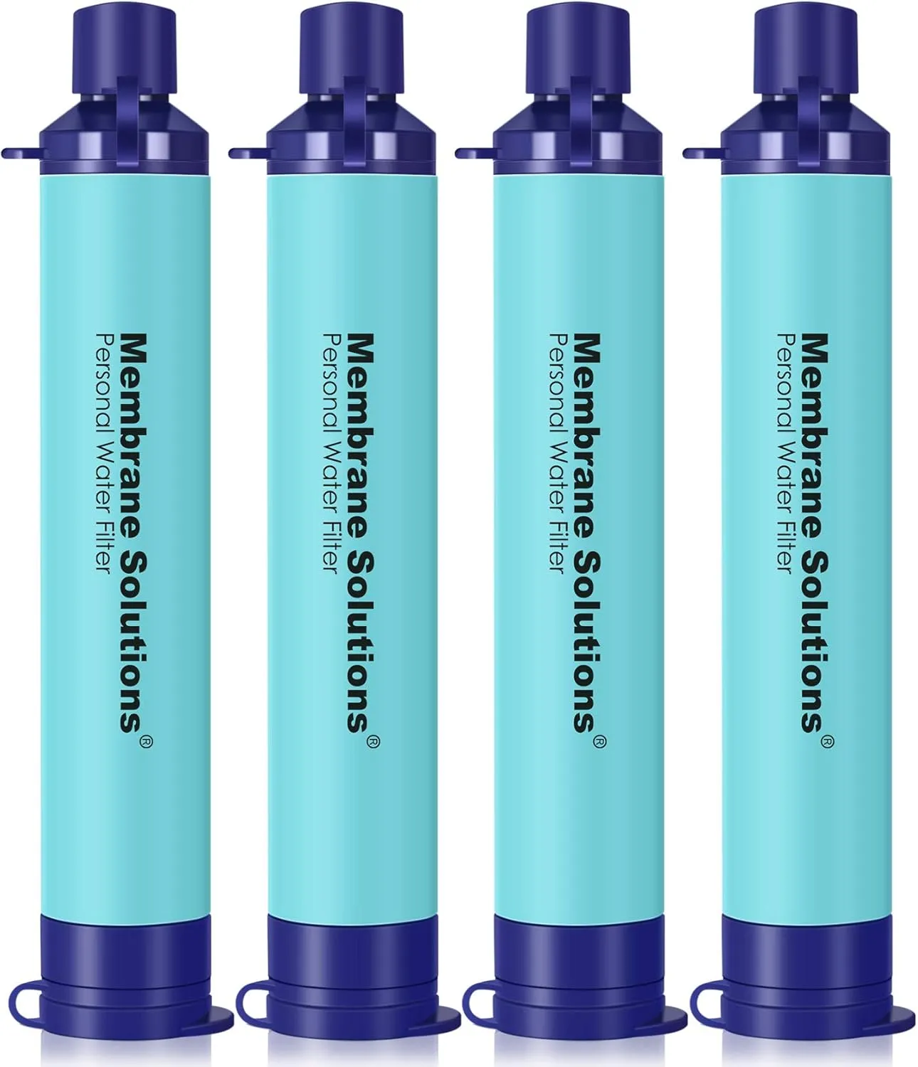 Membrane Solutions Straw Water Filter, Survival Filtration Portable Gear, Emergency Preparedness, Supply for Drinking Hiking Camping Travel Hunting Fishing Team Family Outing