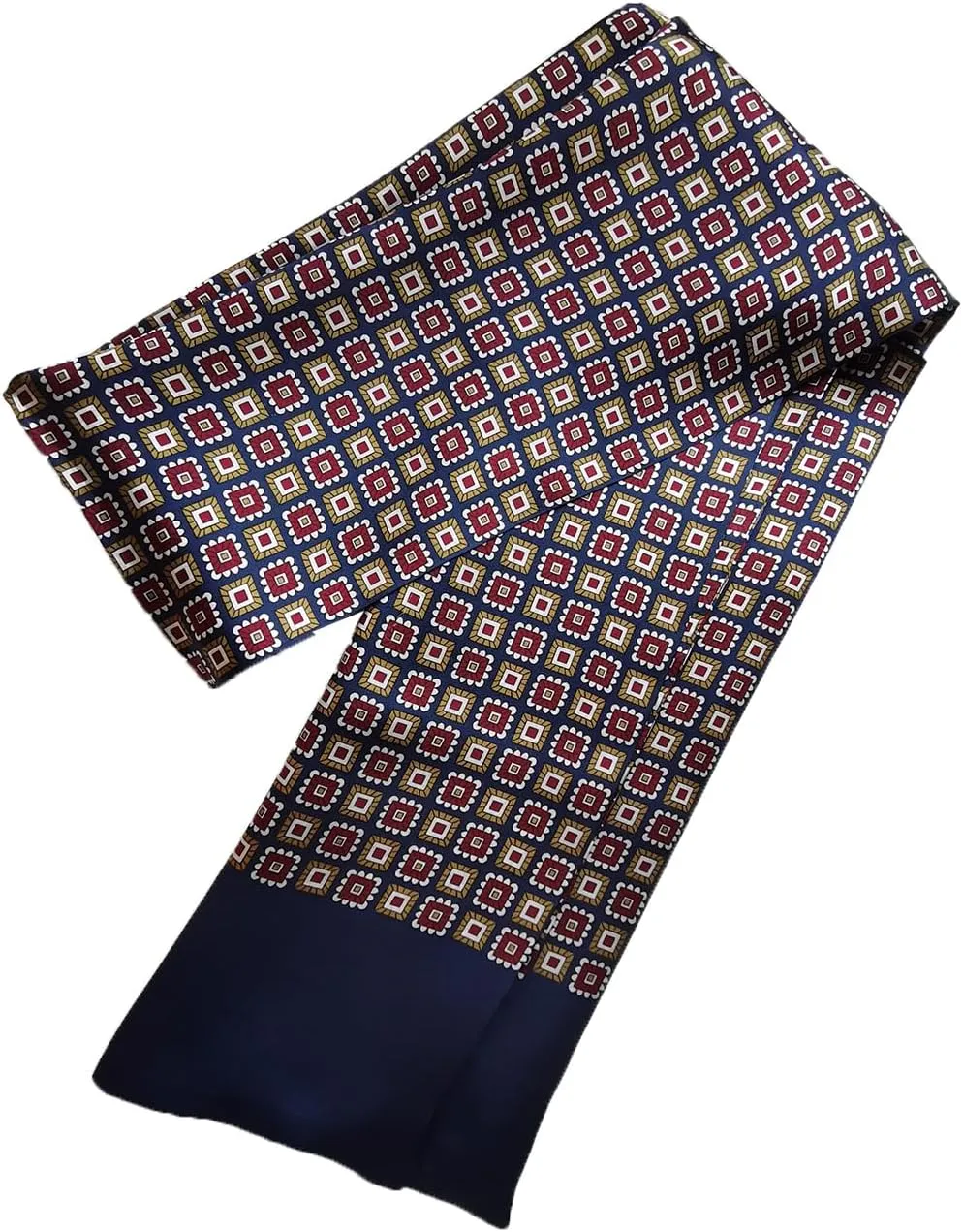 Mens 100 Silk Scarf Double Layers Fashion Wrap Neckerchief Formal Business Casual Party