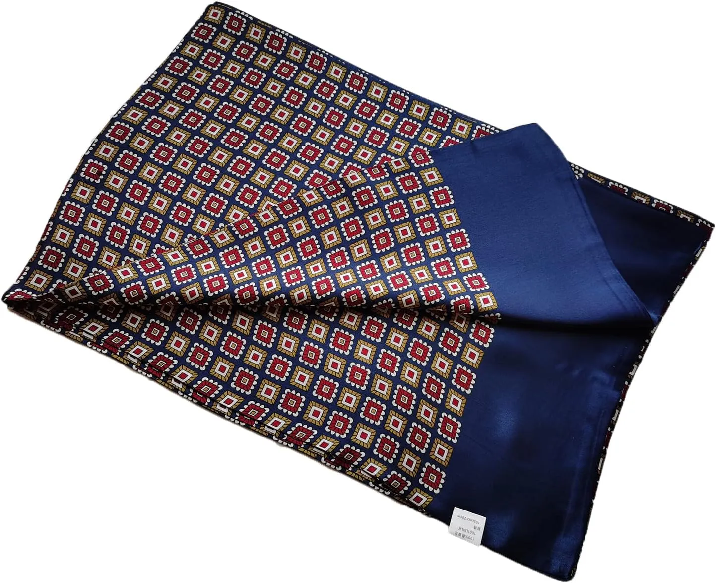 Mens 100 Silk Scarf Double Layers Fashion Wrap Neckerchief Formal Business Casual Party