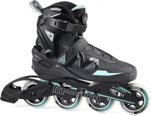 Men's Adult Inline Skate - Micro Delte High Performance Roller Skates Blades for Men, Indoor Outdoor and Fitness Black