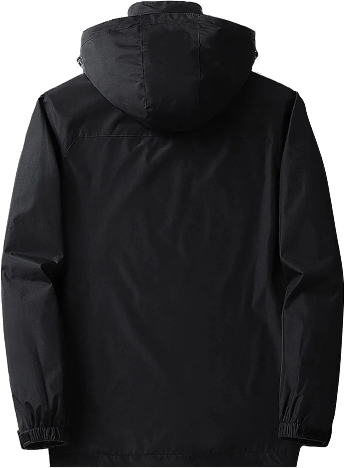 Mens Lightweight Waterproof Jacket Windproof Rain Hooded jackets for Men Hiking Cycling Travel M-7XL