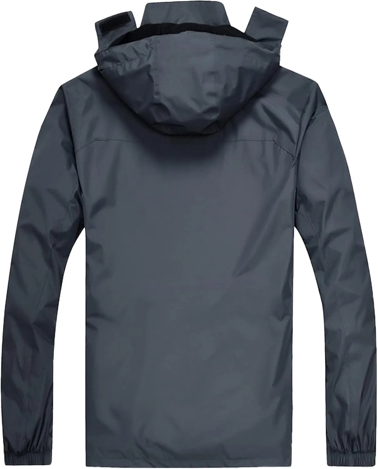 Mens Lightweight Waterproof Jacket Windproof Rain Hooded jackets for Men Hiking Cycling Travel M-7XL