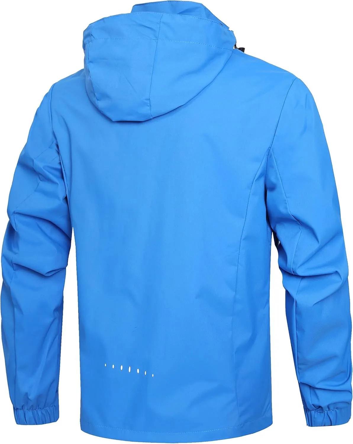 Men's Lightweight Waterproof Rain Jacket,Shell Hooded Outdoor Raincoat Hiking Windbreake jacket
