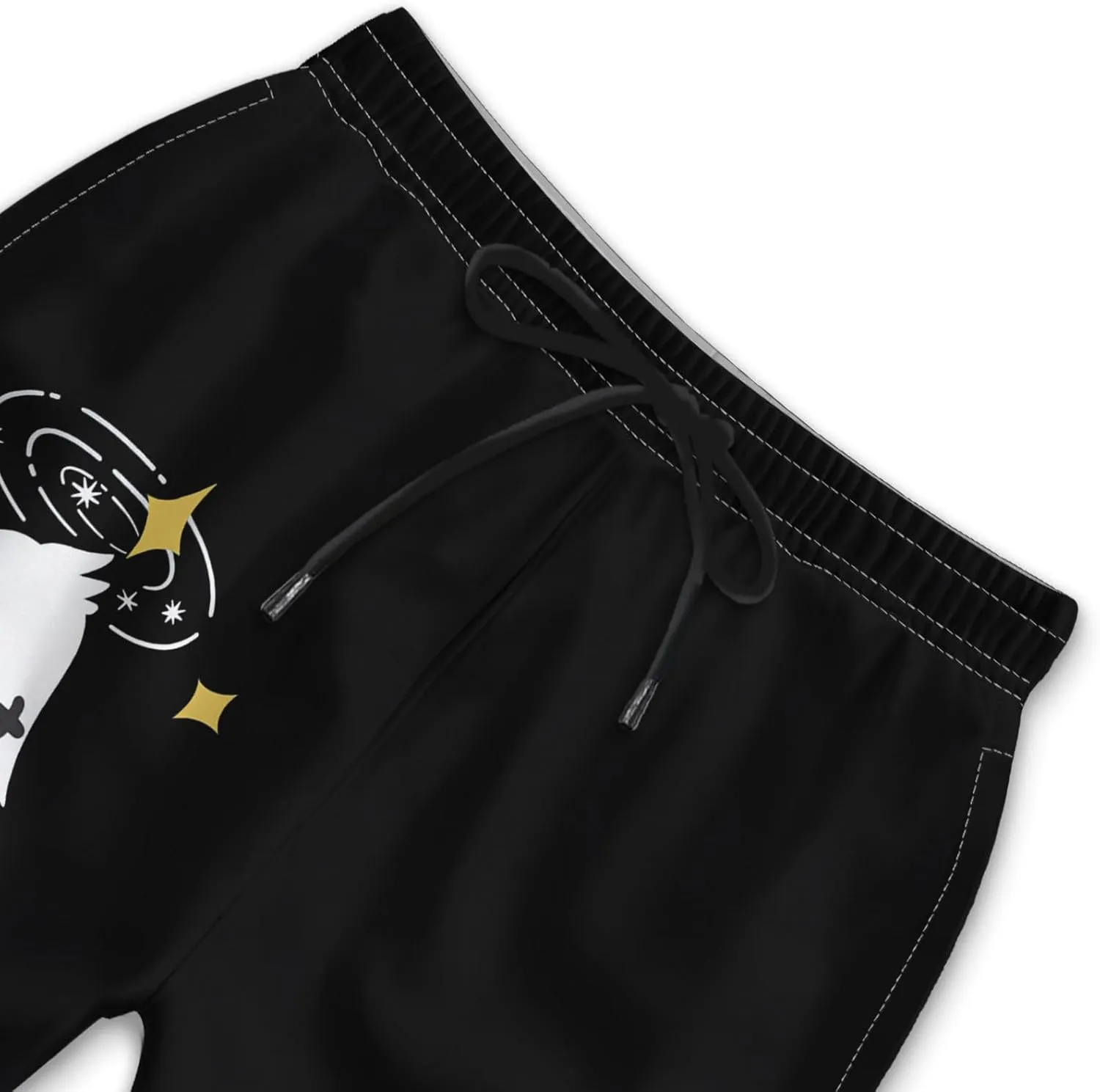 Men's Swim Trunks with Beach Print Quick Dry Swimsuits Board Shorts with Pockets Summer Gifts
