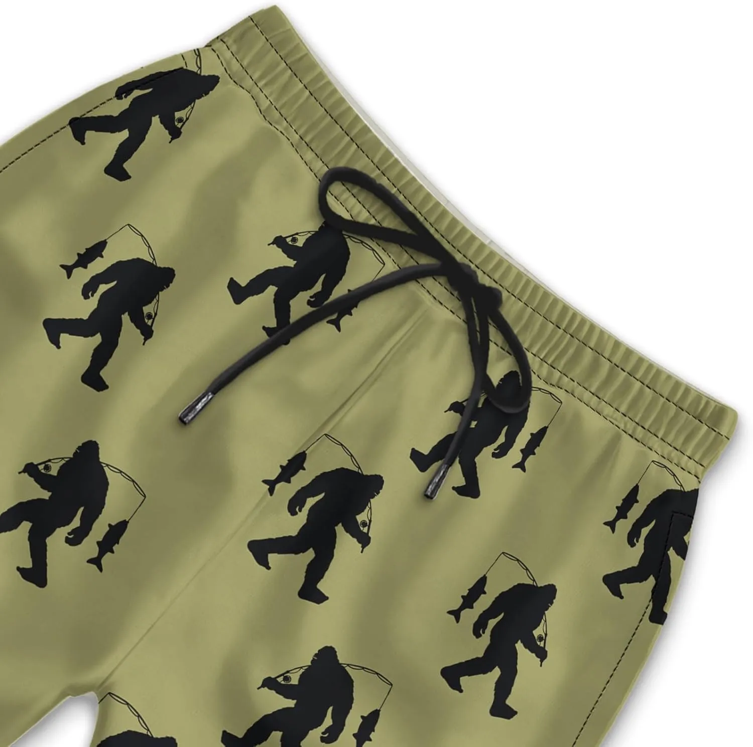 Men's Swim Trunks with Funny Print Quick Dry Swimsuits Beach Shorts with Pockets Summer Gifts