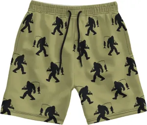 Men's Swim Trunks with Funny Print Quick Dry Swimsuits Beach Shorts with Pockets Summer Gifts