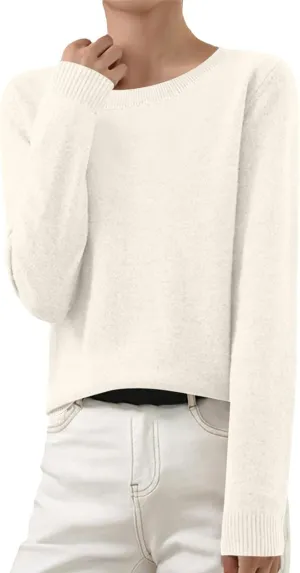 Merino Wool Shirt for Women Base Layer Thermal Long Sleeve Shirts Causal Tops Crewneck Cotton Thermal Sweaters