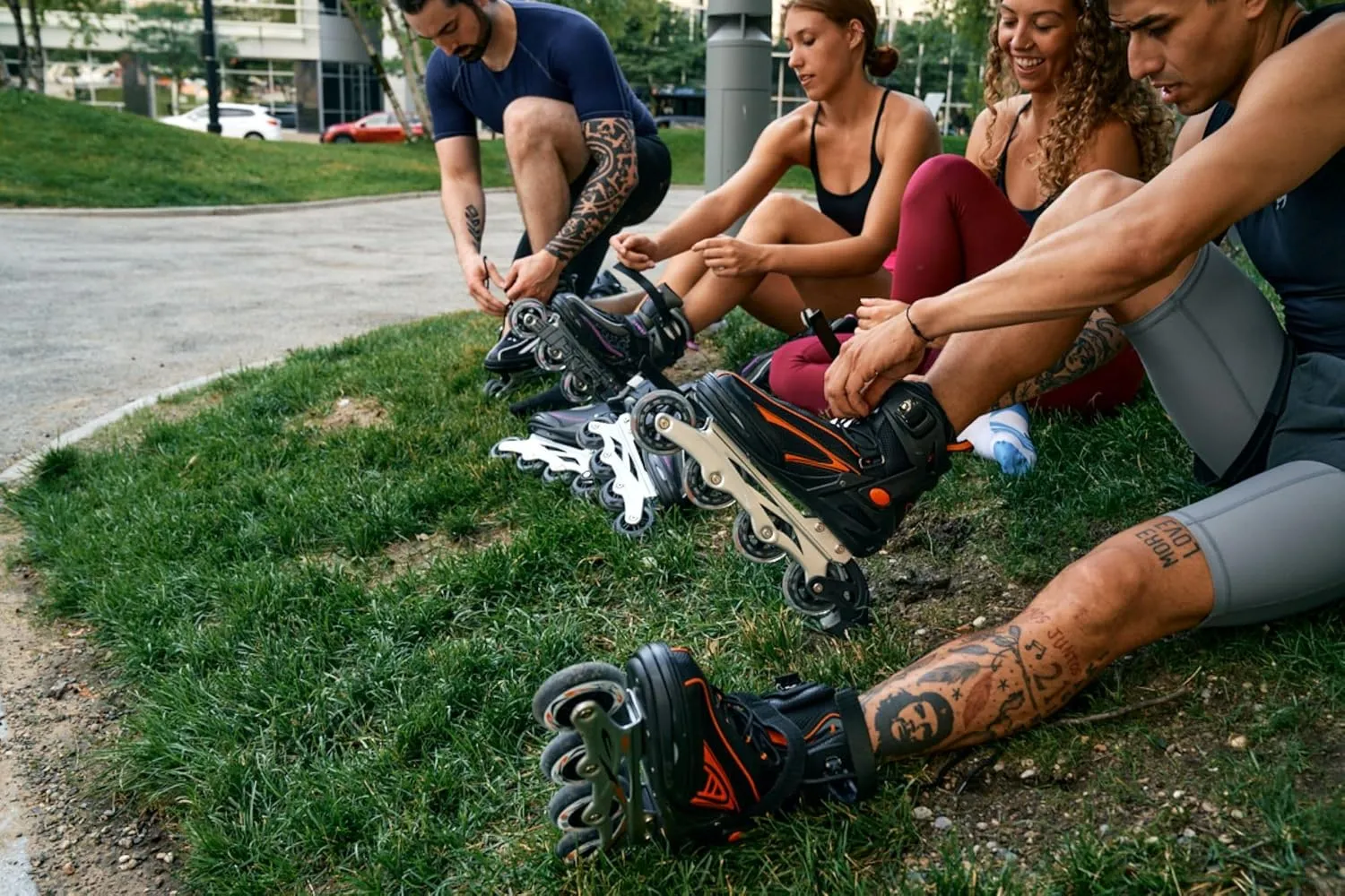 Panther Inline Skates Men with Adjustable Strap, 82mm Wheels - Soft Boot Fit for Comfort | Roller Derby Long Distance Skates for Recreational Fitness & Outdoor Street Hockey