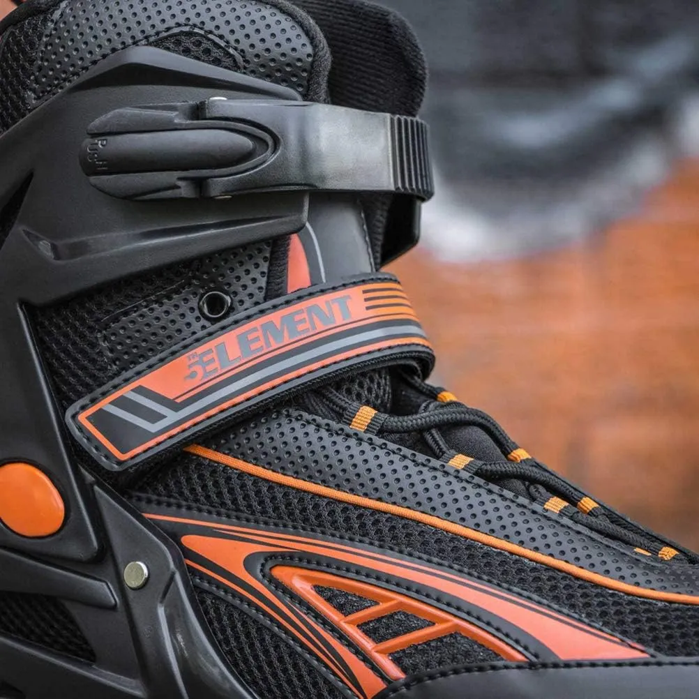 Panther Inline Skates Men with Adjustable Strap, 82mm Wheels - Soft Boot Fit for Comfort | Roller Derby Long Distance Skates for Recreational Fitness & Outdoor Street Hockey