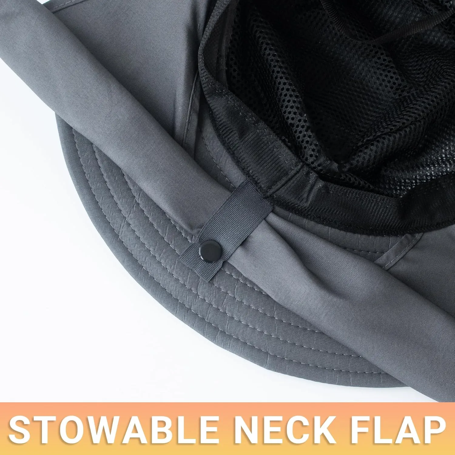 PFFY Sun Bucket Hats for Men Women 3 Wide Brim UPF 50  Fishing & Beach Hat