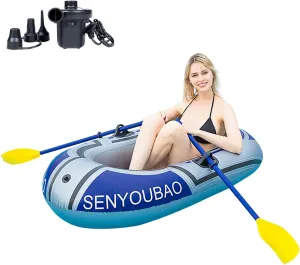 PLKO Inflatable Boat,Swimming Pool and Lake Inflatable Boat