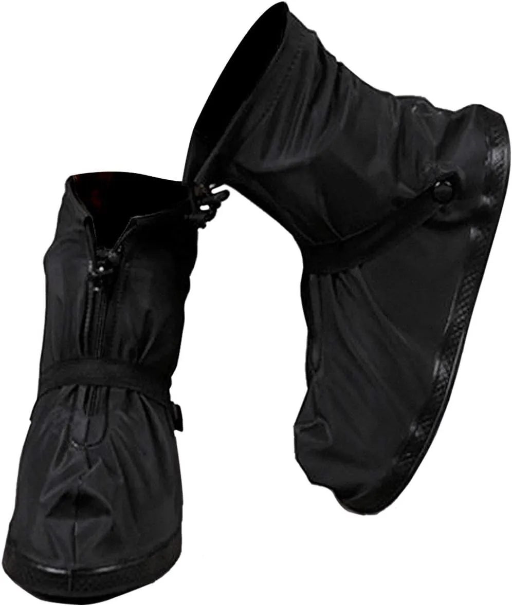 Rain Shoe Cover Waterproof Overshoe Black 3XL