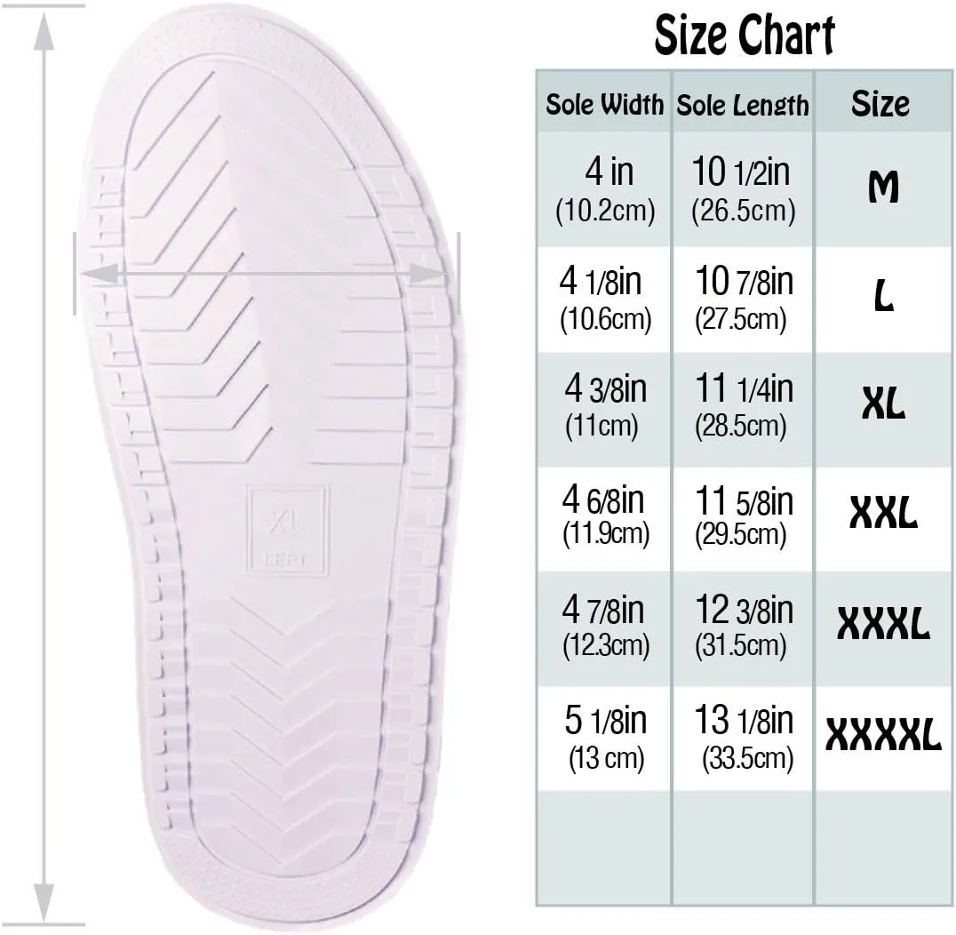 Rain Shoe Cover Waterproof Overshoe Black 3XL