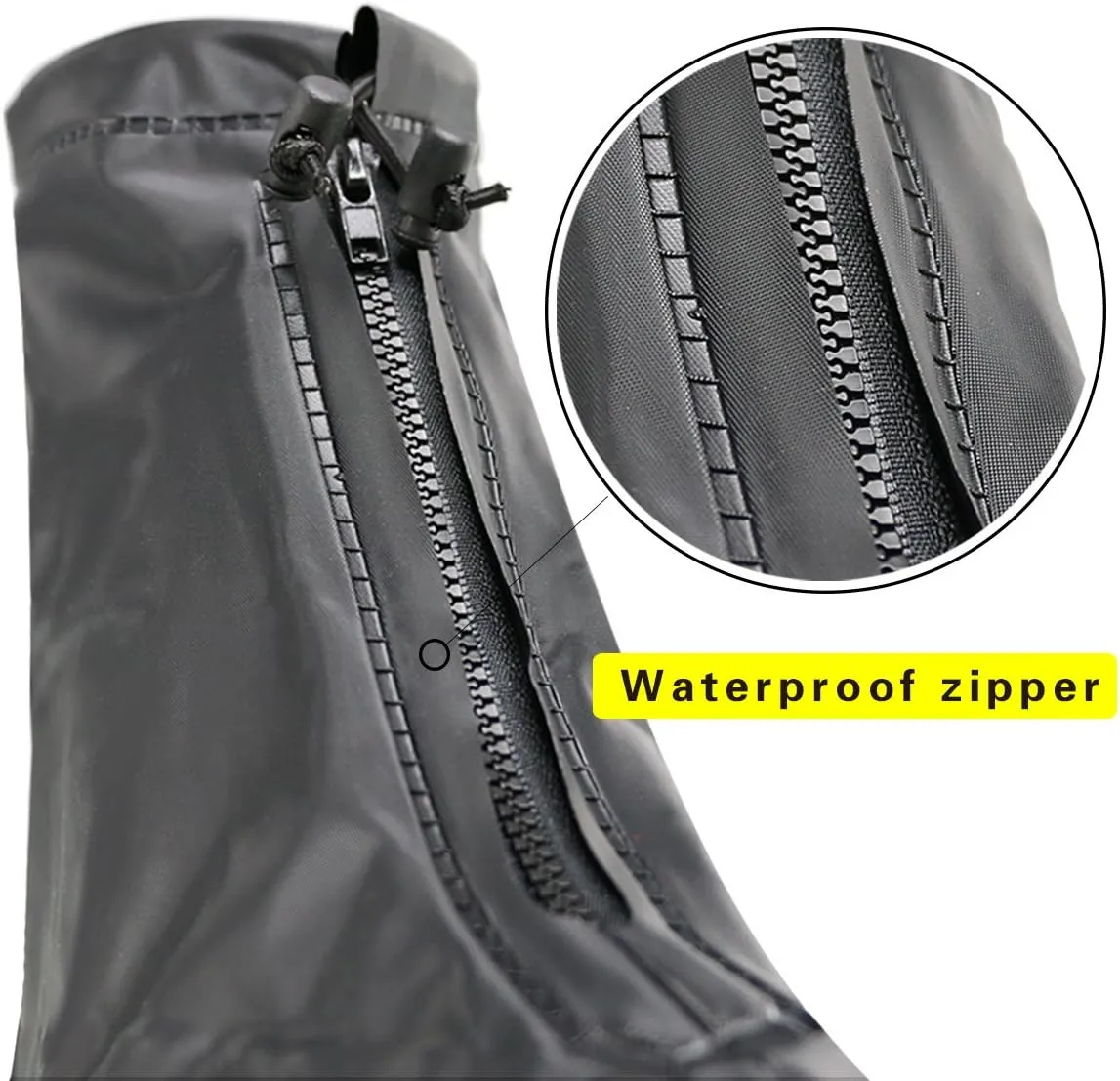 Rain Shoe Cover Waterproof Overshoe Black 3XL