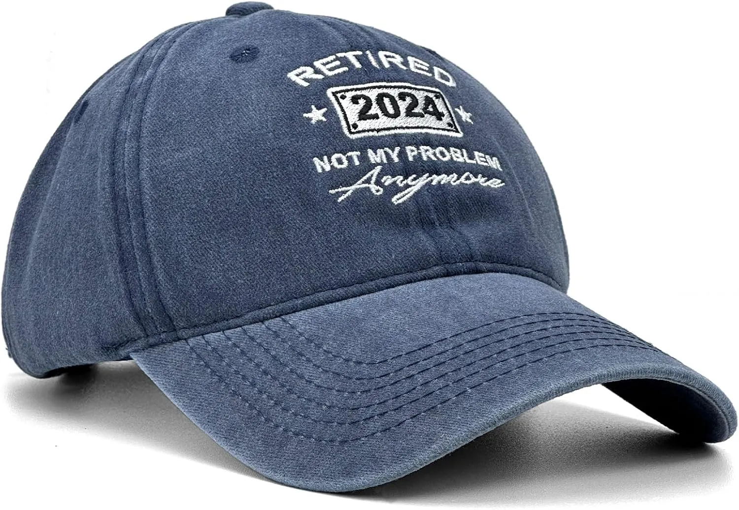 Retirement Gifts for Women Men Cool Retired hat Funny Embroidered Classic Denim hat