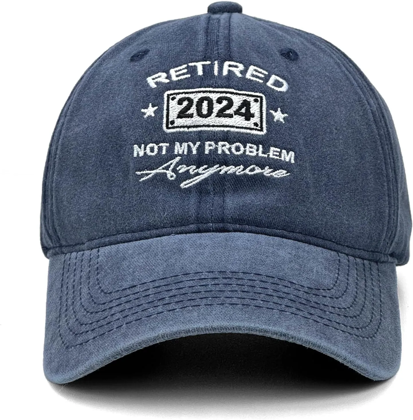 Retirement Gifts for Women Men Cool Retired hat Funny Embroidered Classic Denim hat