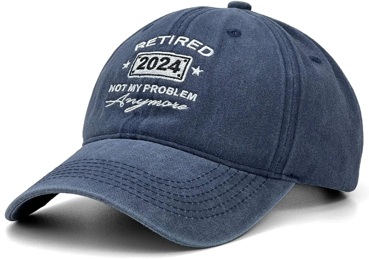 Retirement Gifts for Women Men Cool Retired hat Funny Embroidered Classic Denim hat