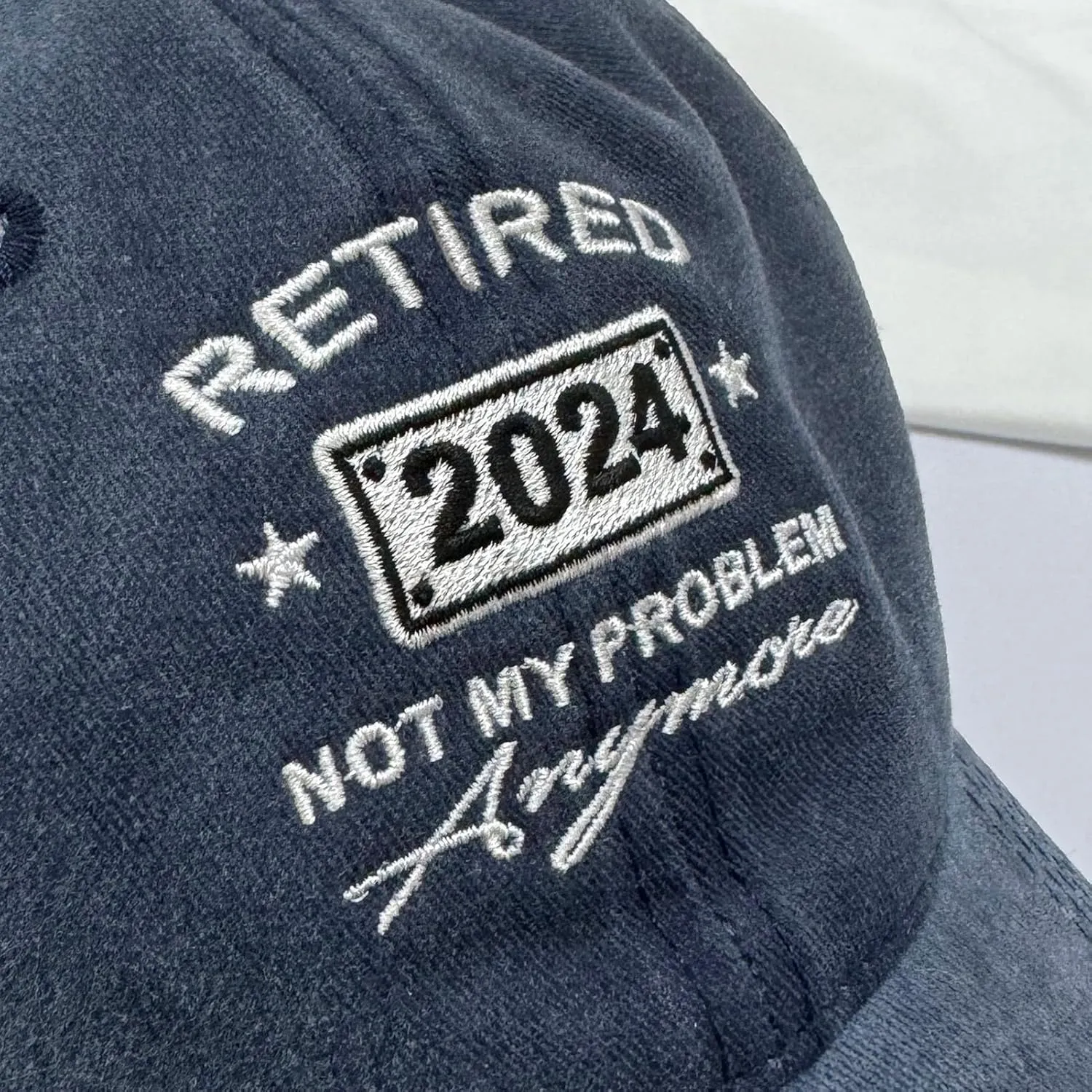 Retirement Gifts for Women Men Cool Retired hat Funny Embroidered Classic Denim hat