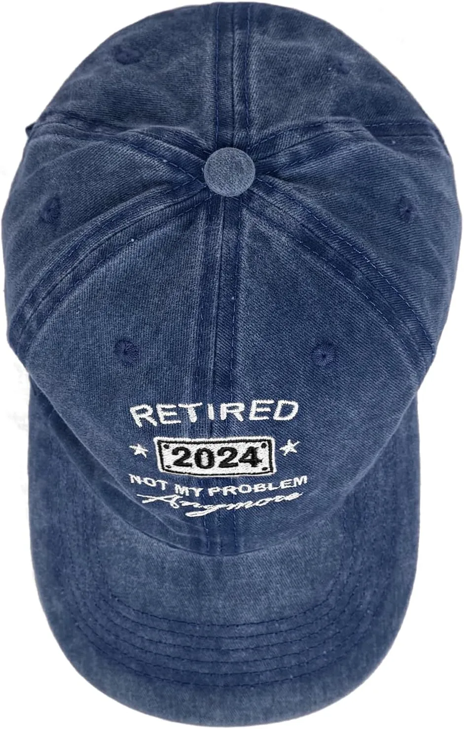 Retirement Gifts for Women Men Cool Retired hat Funny Embroidered Classic Denim hat