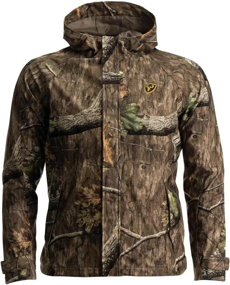 SCENTBLOCKER Drencher Men's Lightweight Breathable Waterproof Camo Rain Jacket