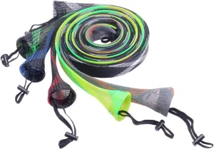 SF Fishing Rod Sock Fishing Rod Sleeve Rod Cover Braided Mesh Rod Protector Pole Gloves Fishing Tools for Spinning Fishing Rod,Casting Rod,Musky Rod, Ice Rod, Fly Rod, Spey Rod