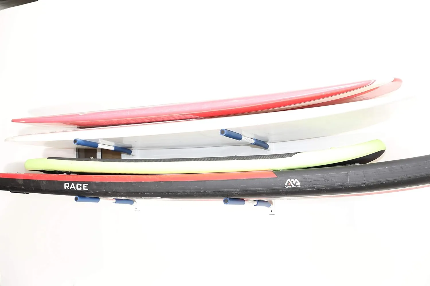 SPAREHAND Premium Edition: All Climate Wall Mount Hybrid Rack for SUPs and Kayaks