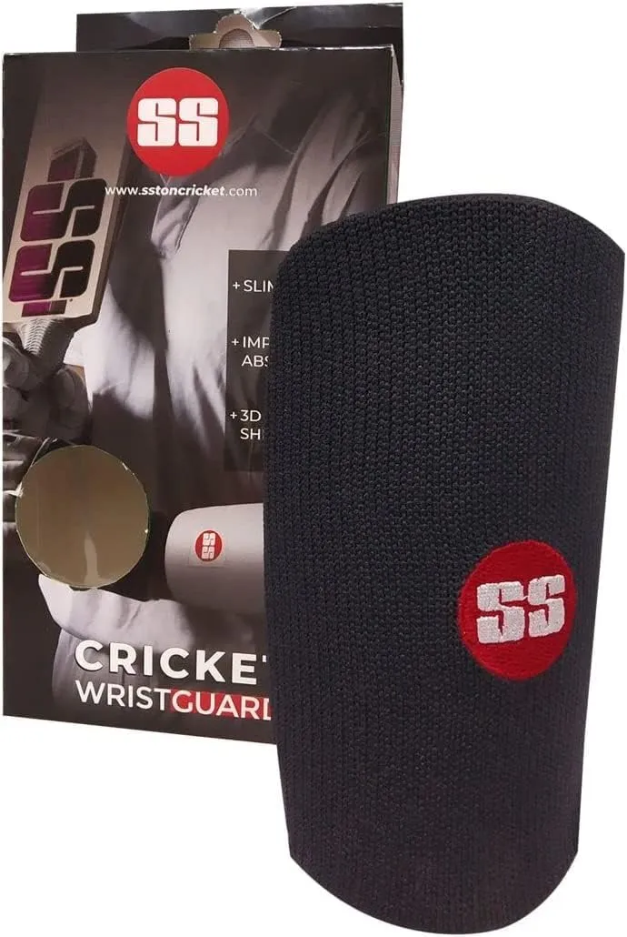 Ss Ton Cricket Premium Wrist Guard Black (Senior)