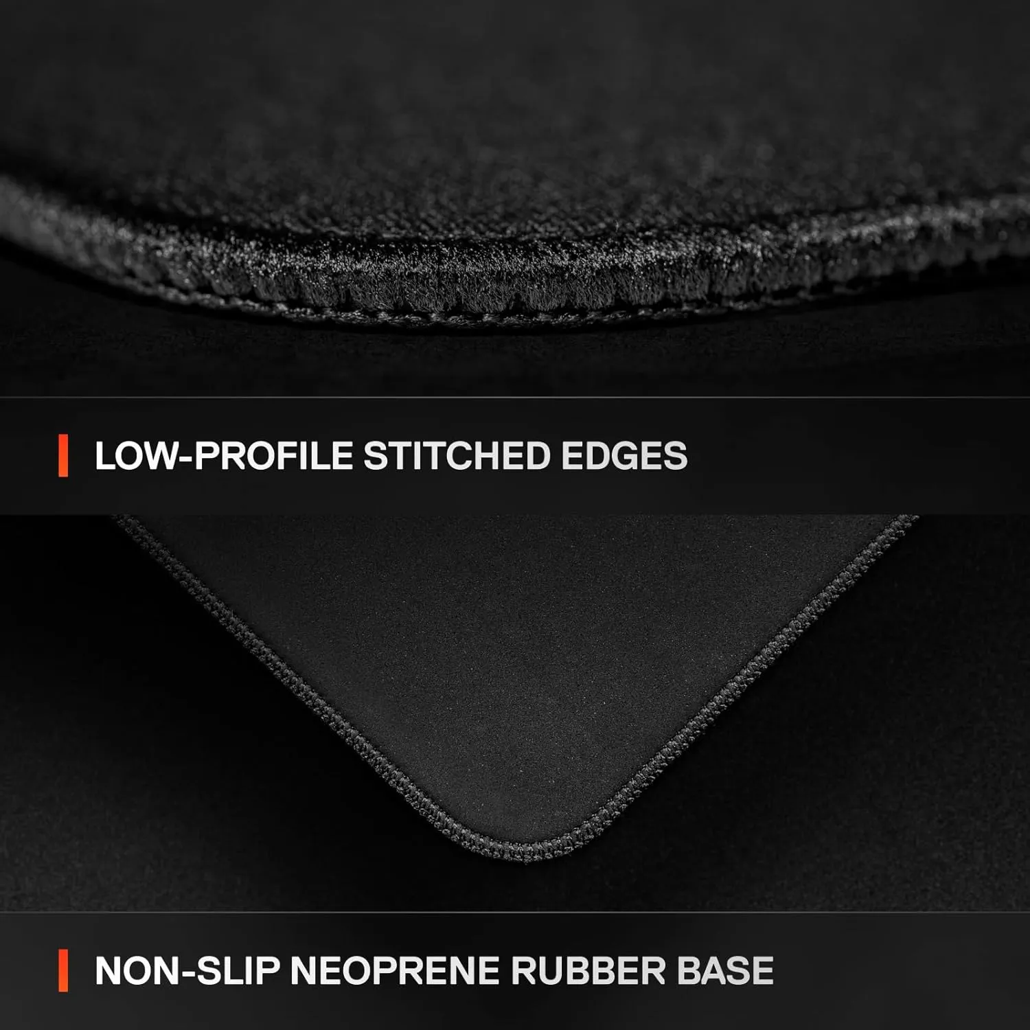 SteelSeries QcK L Performance Balance Gaming Mousepad  Extra Density for a Smooth Glide  Low-Profile Edge Stitching  Non-Slip Neoprene Rubber Base 16.54 x 19.29 inch  FPS, MOBAs, RTS, MMO