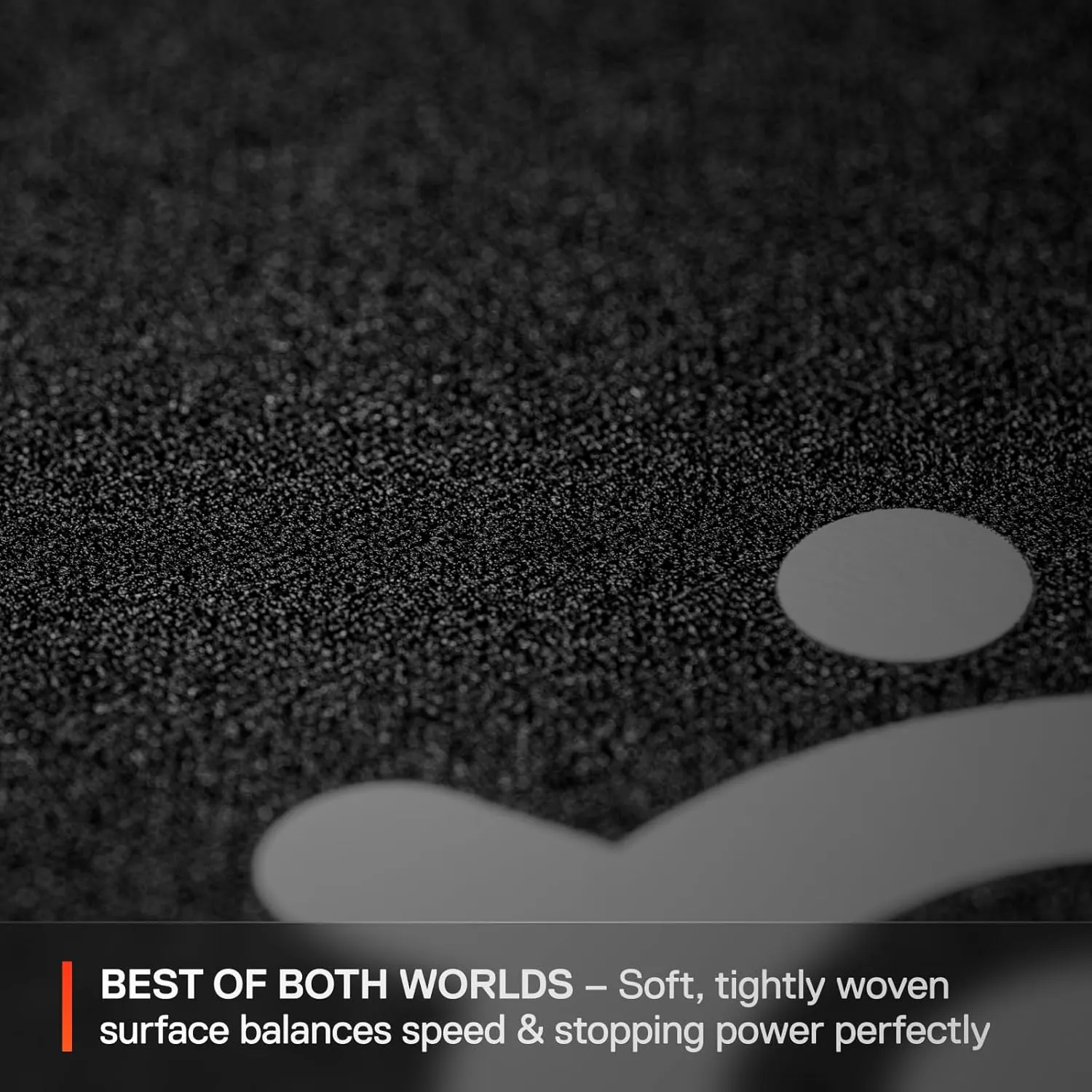 SteelSeries QcK L Performance Balance Gaming Mousepad  Extra Density for a Smooth Glide  Low-Profile Edge Stitching  Non-Slip Neoprene Rubber Base 16.54 x 19.29 inch  FPS, MOBAs, RTS, MMO